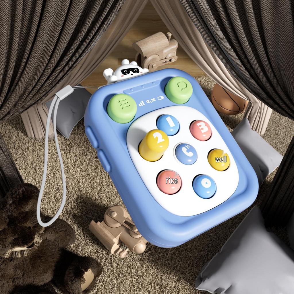 Little Duck Handheld Whack-a-Mole Toy: Cute, Educational Press-and-Play for Toddler-Parent Fun