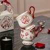 Retro Couple Pair Cup Wedding Engagement Mug Gift Exquisite Cup Design Niche Souvenir Ceramic Cup
