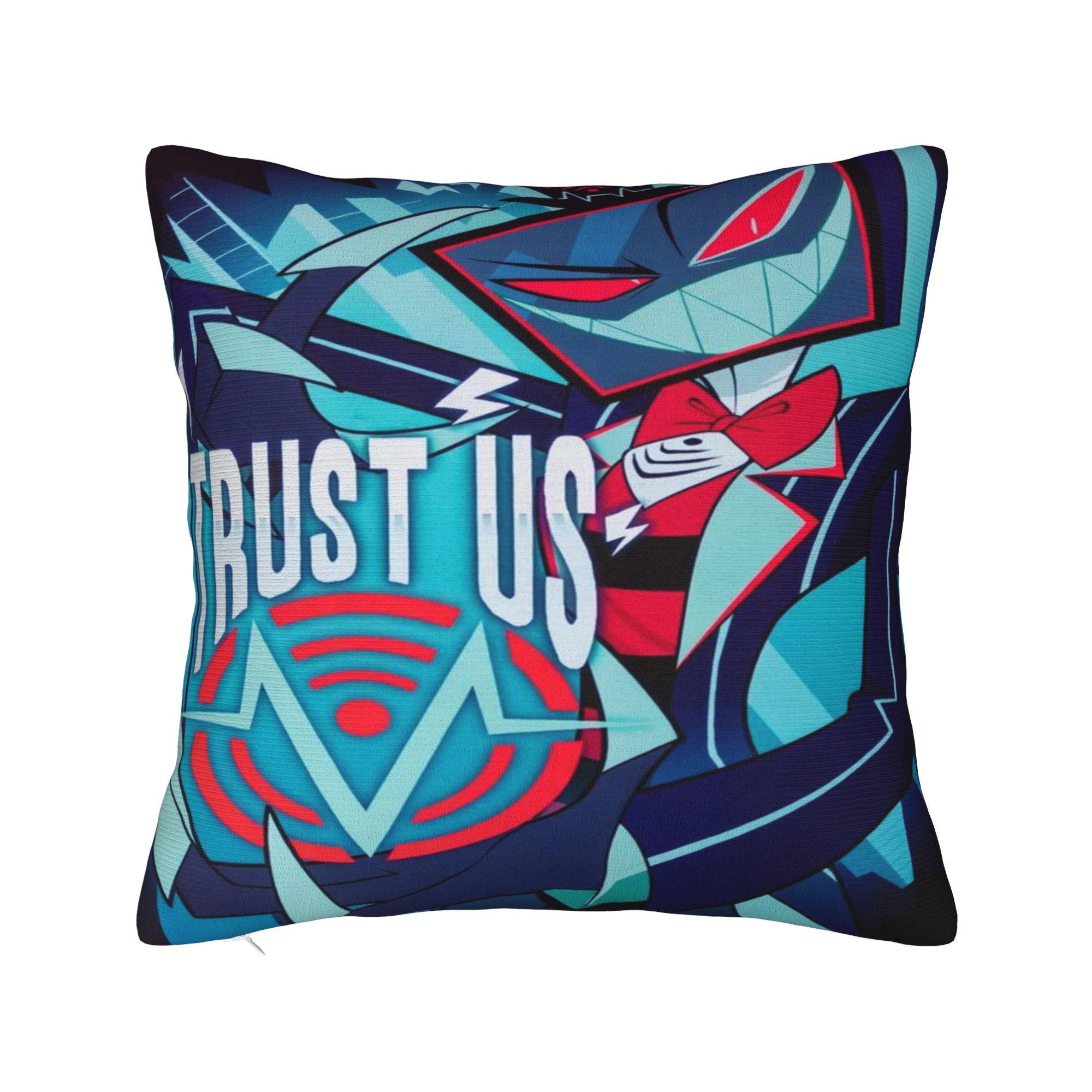 

Warm Home hazbines hoteles alastor voxDecoration Pillowcase Merch Pillow Cover Square Multi-Size 12x12in 30X30cm