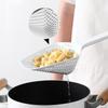Multifunctional Plastic Strainer Spoon Long Handled Large Size Leaky Spoon Kitchen Cooking Tool Portable Ice Shovel Kitchen Use