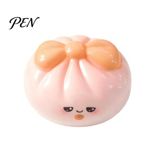 Durable Stretching Fidgets Colorful Bun Squeeze Toy, Soft Sensory Fidget Cute Stress Reducer for Travel Relief Toy Adults Kids Anxiety Safe Non-Toxic