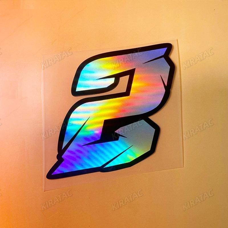 1PC 0~9 Laser Motorcycle Number Stickers Waterproof DIY Motorbike Fairing Vinyl Decals for BMW KTM YAMAHA Kawasaki Suzuki Honda