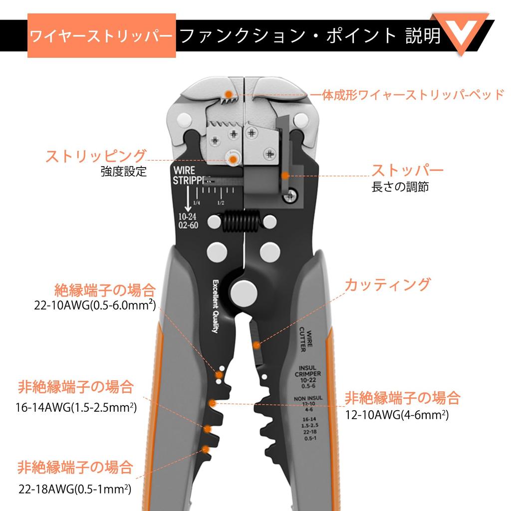 YUMKIYI Wire Stripper and Ratchet Crimping Pliers Tool Set Includes a Cable Wire and Crimping Tool with Interchangeable This Pliers Tool Is Compatible