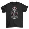 Gothic_19 Statue of Guadalupe T-Shirt Mens Womens Tees Top - Divine and Darkly Hilarious! Unisex Prin