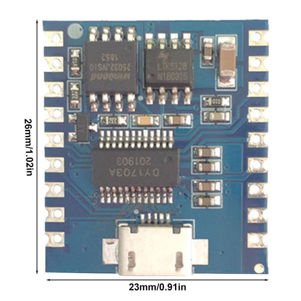 DY-SV17F Audio Module USB Download Flash Voice Module 5 W Mini MP3 Player IO Trigger 4 MB MP3 Player Voice Module