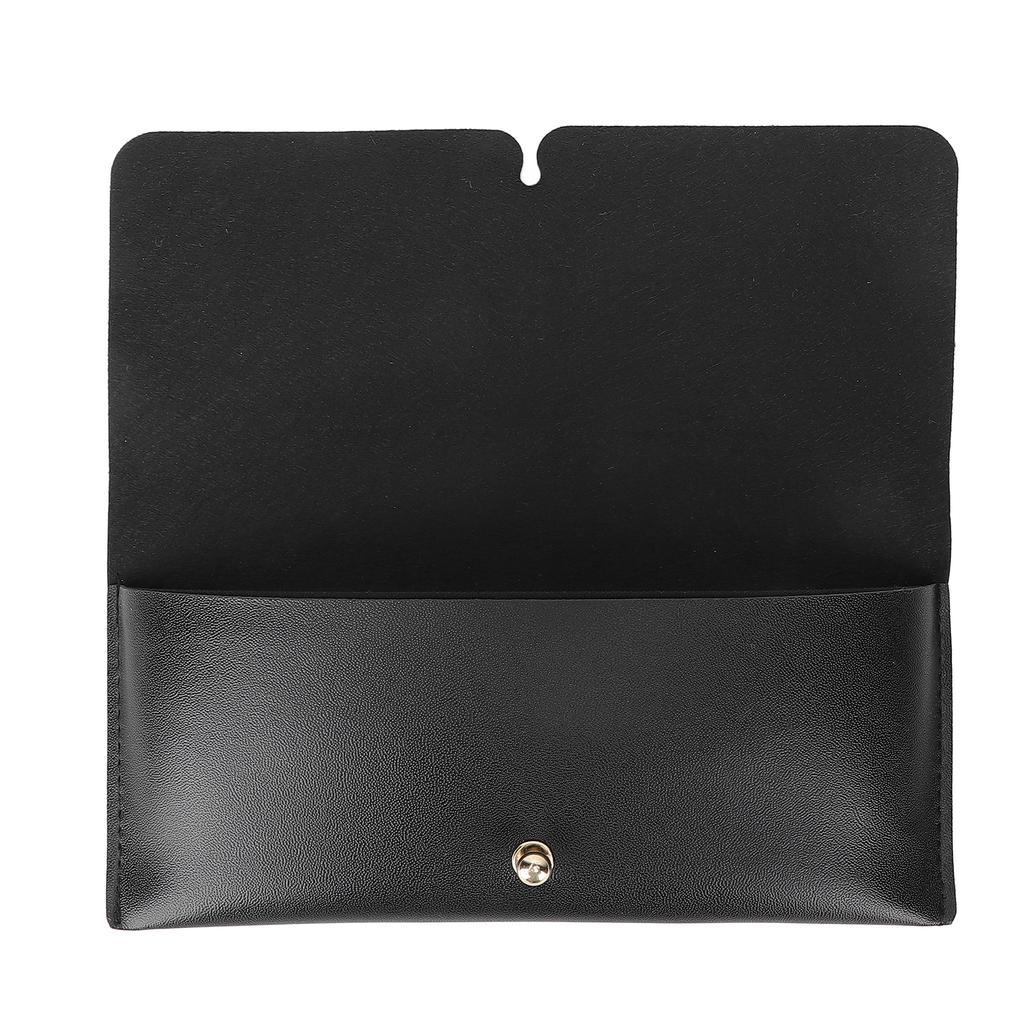 Eyeglasses Case PU Leather Simple Fashionable Portable Goggles Glasses Case for Office Worker Student