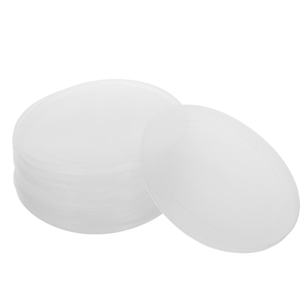 10 Pezzi Tappi Rotondi Ermetici per Conservazione Alimenti Copri Lattine in Plastica per Lattine di Latte in Polvere Contenitori per Snack Tappi di Ricambio Ermetici per Barattoli