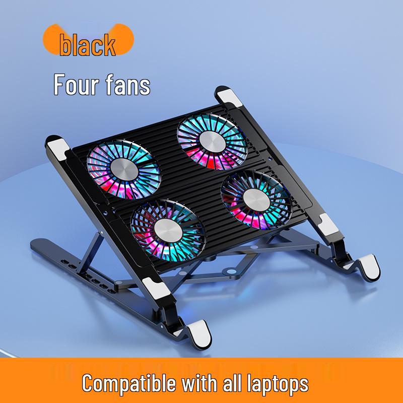 Aluminum Alloy Folding Laptop Cooling Stand with Fan