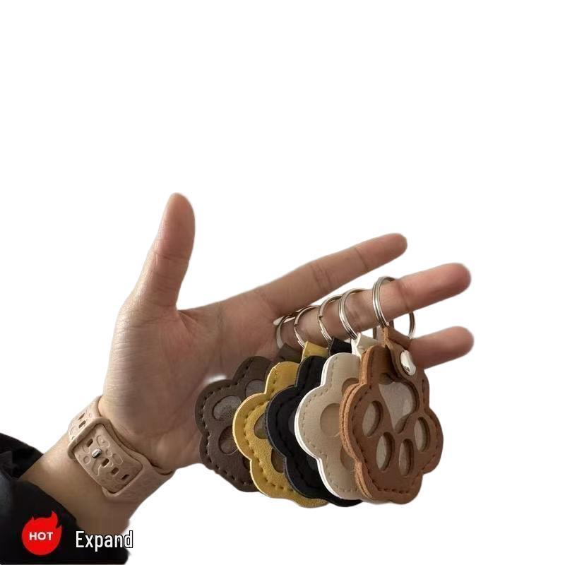 Pet Shedding Hair Storage Keychain: Creative Dog Paw Photo & Commemorative Cat/Dog Hair Keepsake Bag
