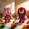 Sonic Super League Stuffed Animal With Short Plush For Playroom Decor And Gifts