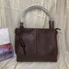 New tote bag autumn and winter soft leather large capacity mother bag high sense simple commuter shoulder bag women