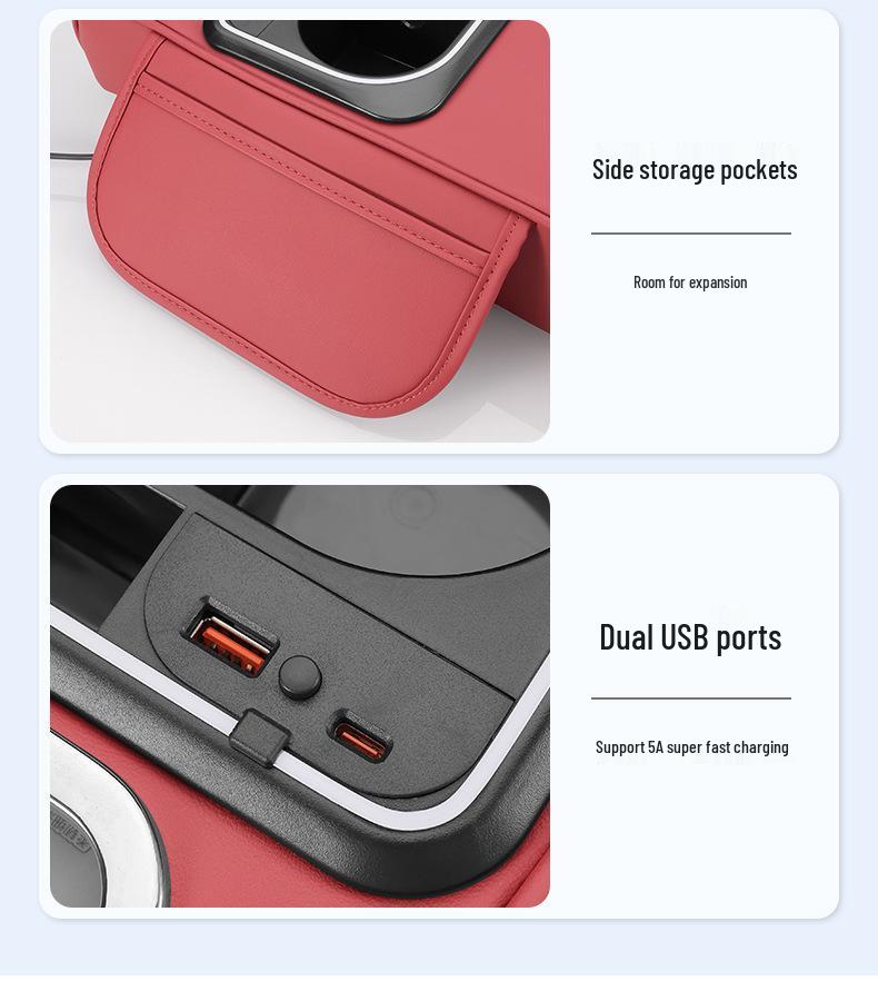 Volkswagen Tharu Car Armrest Storage & Tissue Box Pad