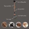 Vintage Hemp Rope Pendant Lamp Creative Restaurant Living Room Lighting Decoration Industrial Pendant Lamps Decor Light fixtures
