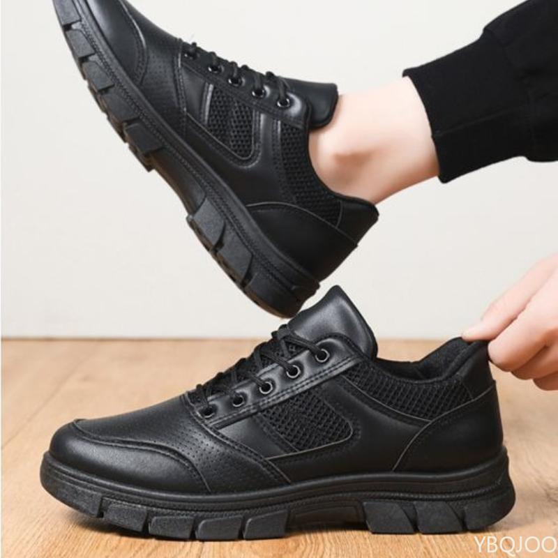 Spring Autumn Waterproof Anti Slip Men's Shoes Are Casual Simple Comfortable Wear-resistant Dirt Resistant Workwear Shoes