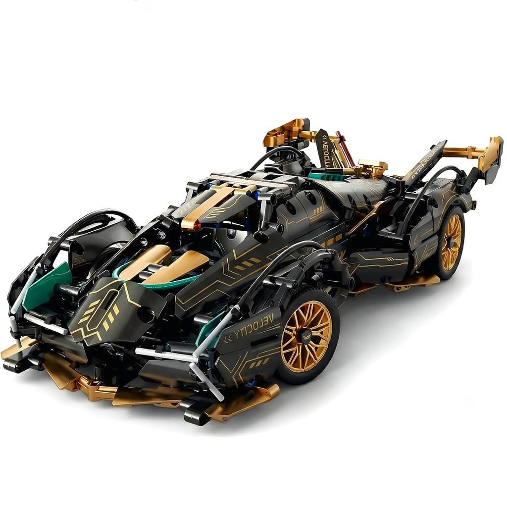 1314 Pcs Building Blocks For Adults, 1:14 Scale Racing Sports Car Model Kit Stem Creative Puzzle Toy For Boys Birthday Gift