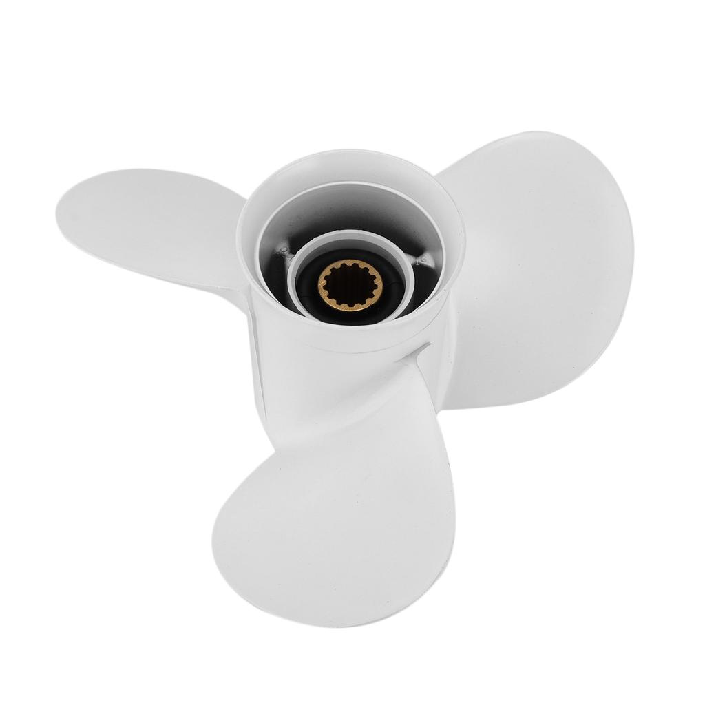 11x15in Outboard Propeller High Thrust 3 Blades 13 Tooth RH Replacement for Yamaha Outboard Engines 25‑60HP