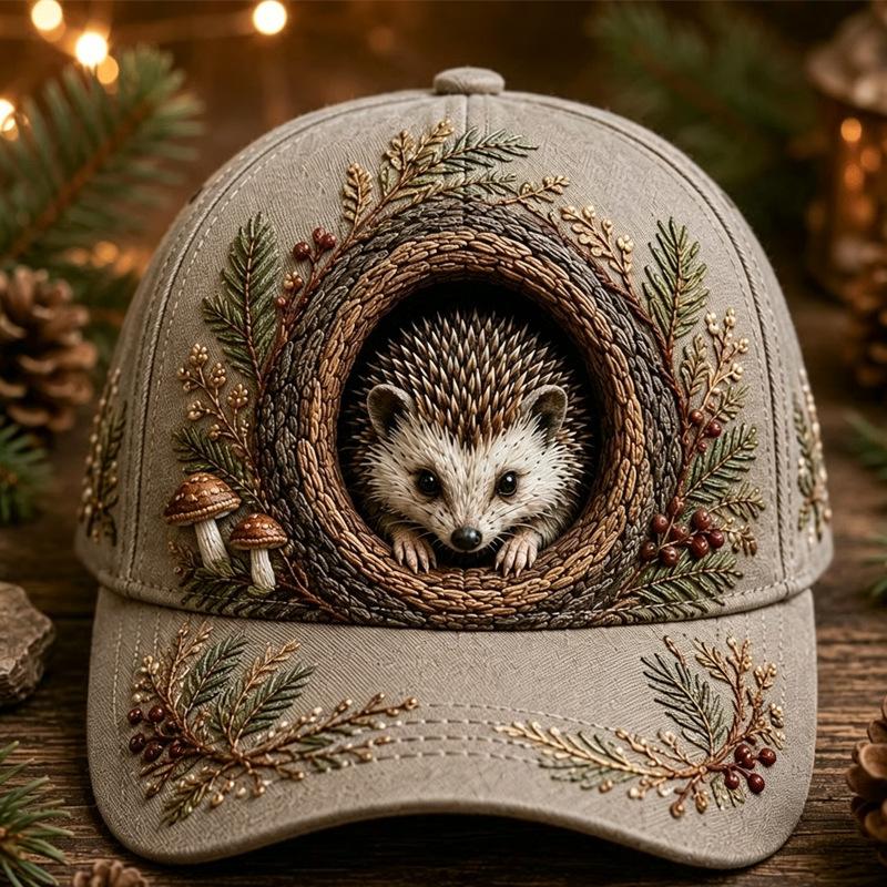 New Digital Printing Forest Animal Hat Adult Baseball Cap