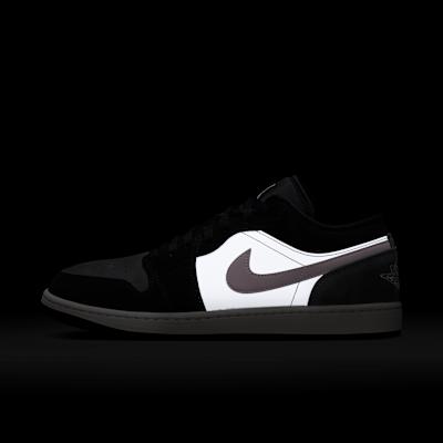 Jordan Air Jordan 1 Low top Vintage Basketball Shoes Men's Black White