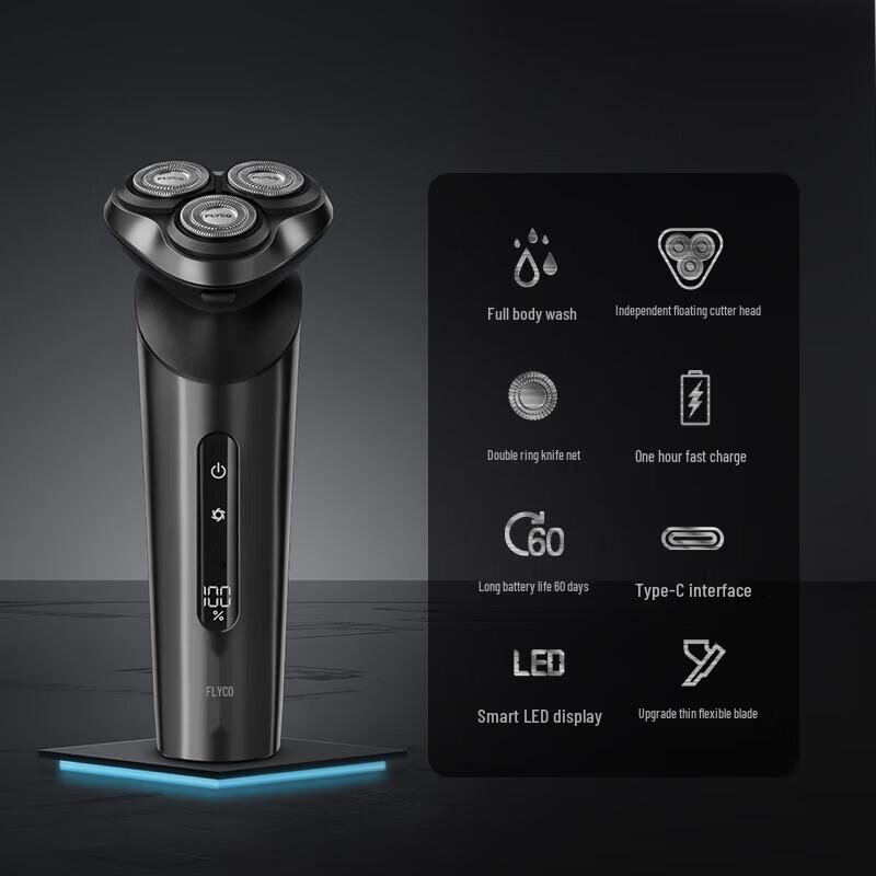FLYCO FS929 Smart Wet & Dry Electric Shaver