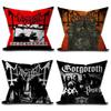 Mayhem Band Kuddar Gåvor Hemmakontor Möbler Sovrum Soffa Bil Kuddfodral Fodral 45x45cm