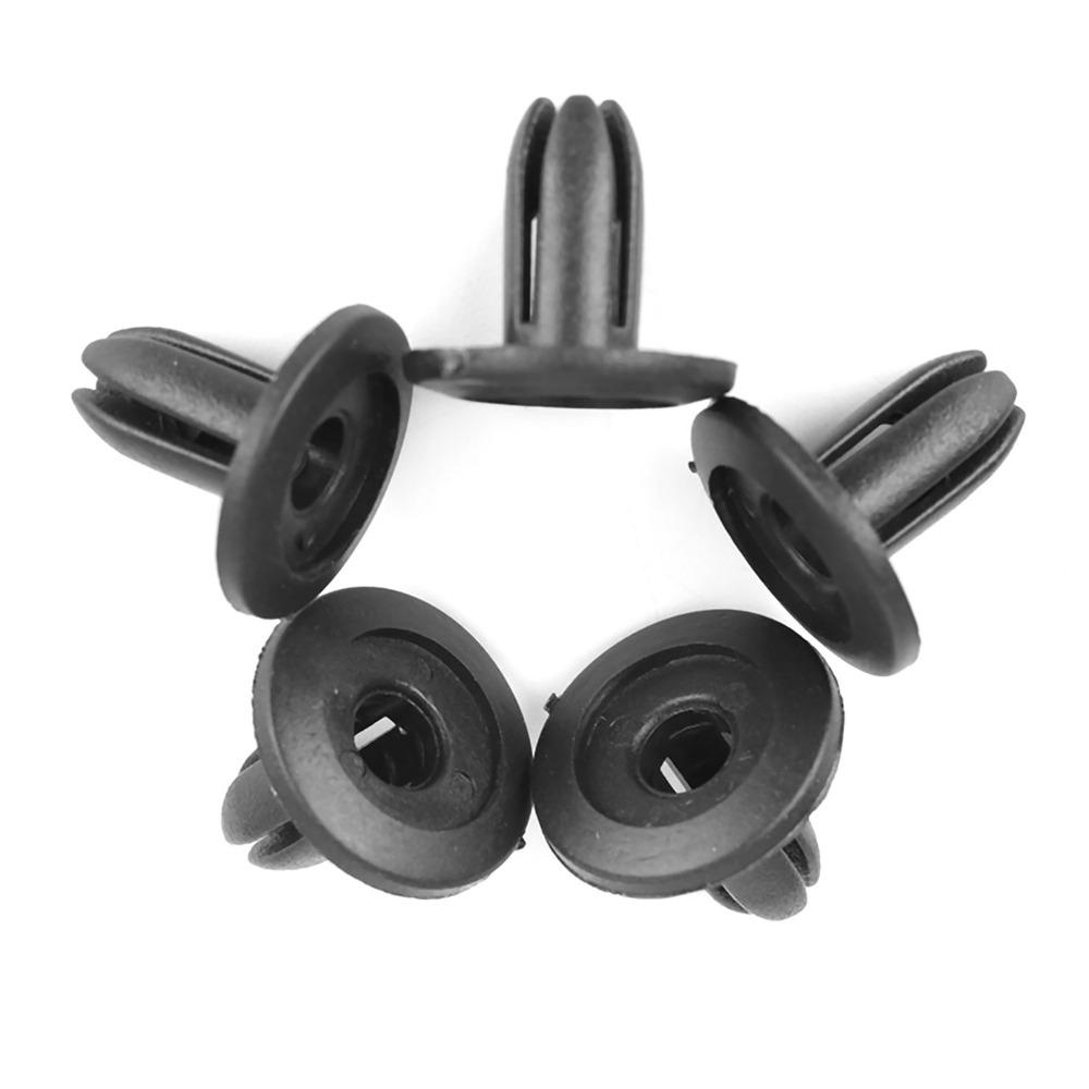 100PCS 6mm Car Plastic Rivets Plastic Fender Retainers Durable Push Pin Clips Trim Part Mount