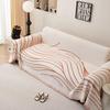 Autumn Winter Thick Solid Color Plush Sofa Towel Sofa Cover Cloth White Sofa Cover Non-Slip One-Piece Cover Towel