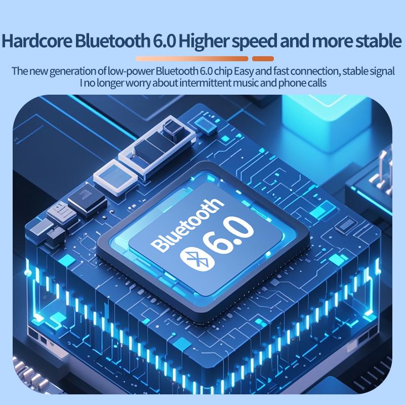 T80 Bone Conduction Headphones Wireless Bluetooth Led Display Earphone Stereo Sports Headset Wireless Headset Bluetooth 6.0