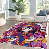 Colorful Chaos Party Square Rugs Are a Great Choice for Living Rooms, Bedrooms, Home Décor, and As Gifts.