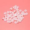 A84X-Plastic Round Shaped Cover Screw Cap Lid White 300Pcs For 5Mm Dia Hole