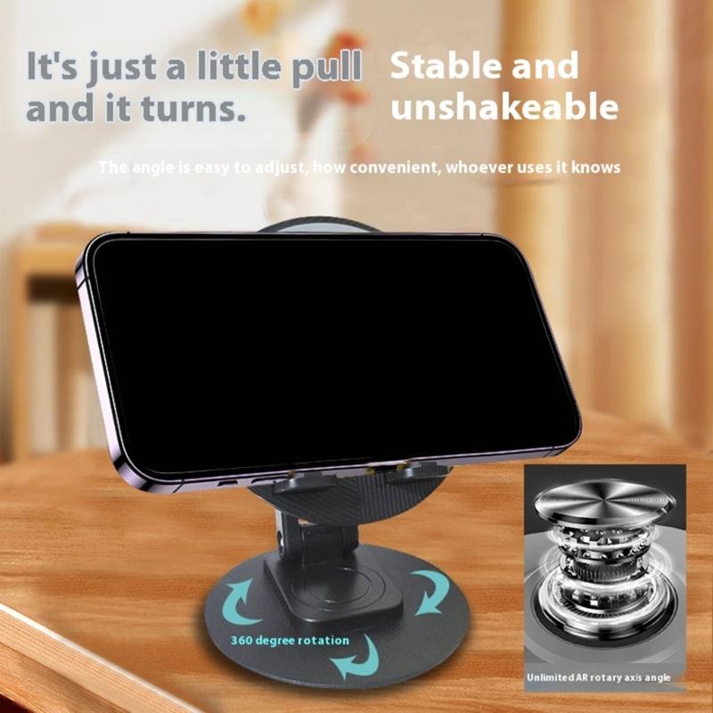 Desktop Stable Phone Holder Mobile Phone Stand Portable Tabletop Foldable Stand for Phone 16 15 14 Retractable Holder