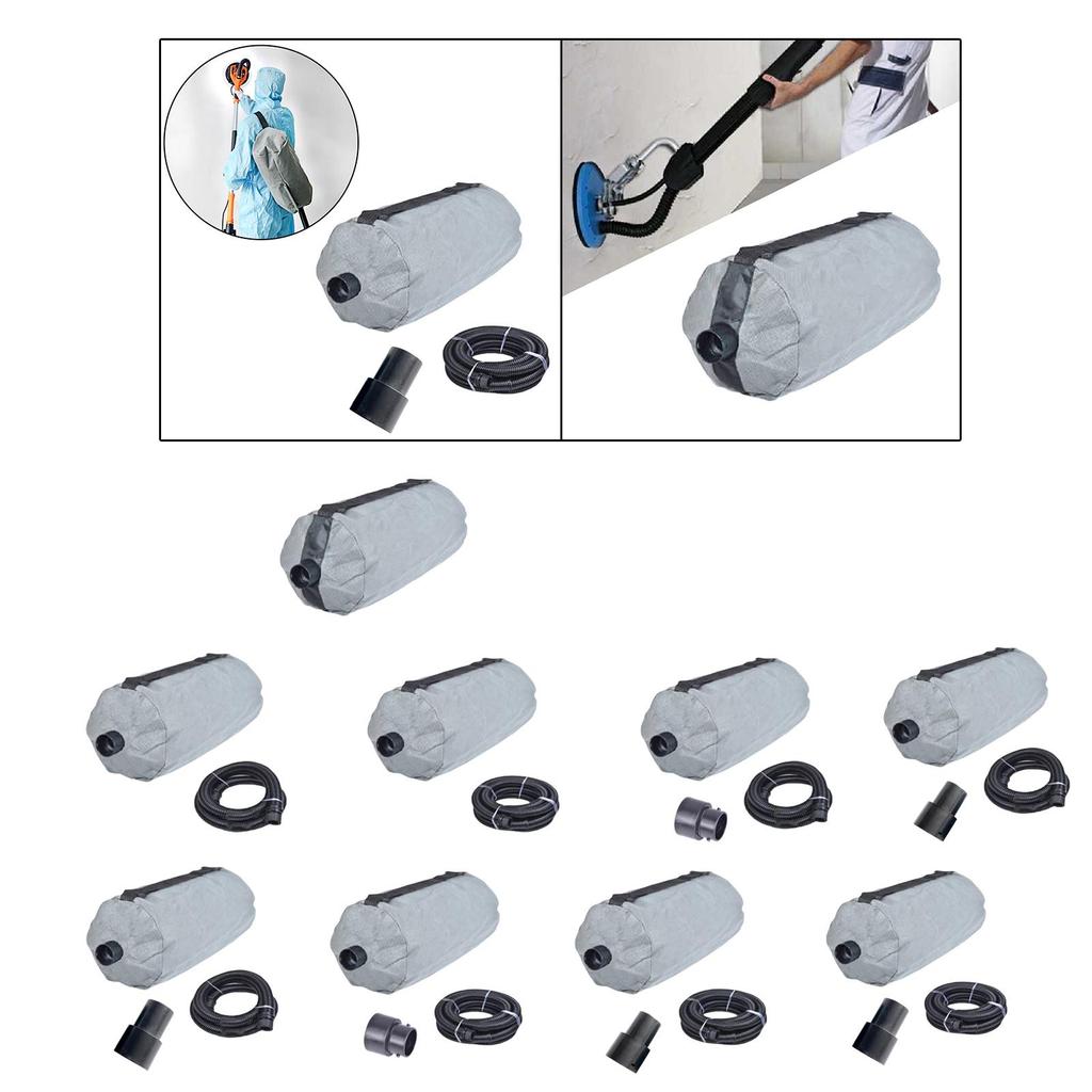 Drywall Sander Dust Collection Bag Practical Professional Dust Bag Lightweight Folding Premium Drywall Sander Attachment