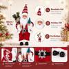40cm Christmas Santa Doll Standing Posture Christmas Figurine  Christmas Home Decor