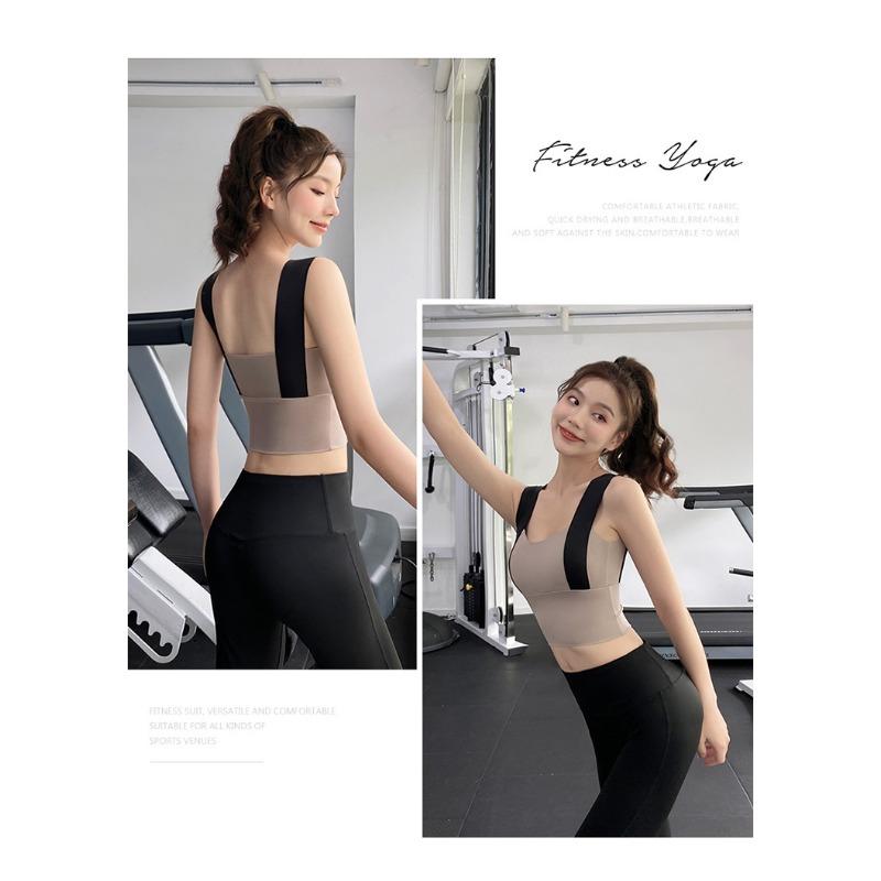 Wide Strap Sports Bra Naked Feeling Workout Bra For Women