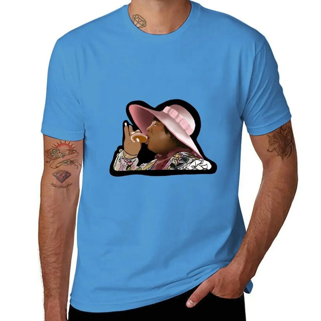 Norbit - Rasputia sucking jelly out of donut T-Shirt tops Short sleeve tee oversized mens clothing