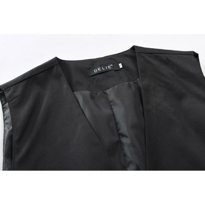 Podzim Zima Pánská Slim Vest Coat Suit Vesta Velká velikost