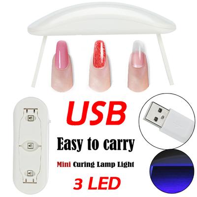 USB Mini UV Nail Gel Curing Lamp Light Nail Gel Polish Dryer  Machine