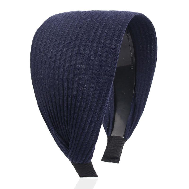 

Черная широкополая повязка на голову Зубчатая Нескользящая Повязка для волос Седые волосы Спорт Макияж Повязки на голову для женщин Диадемы Повязка для волос