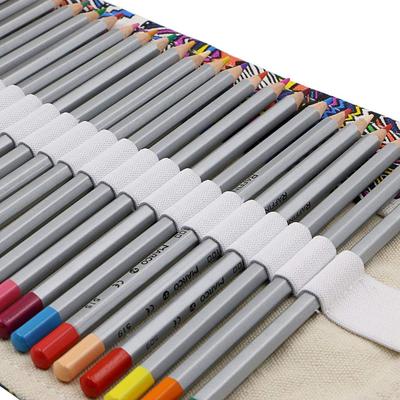Vintage Canvas Stiftrolle für Buntstifte Stifthalter Stiftrolle Federmäppchen 36/48/72 Löcher
