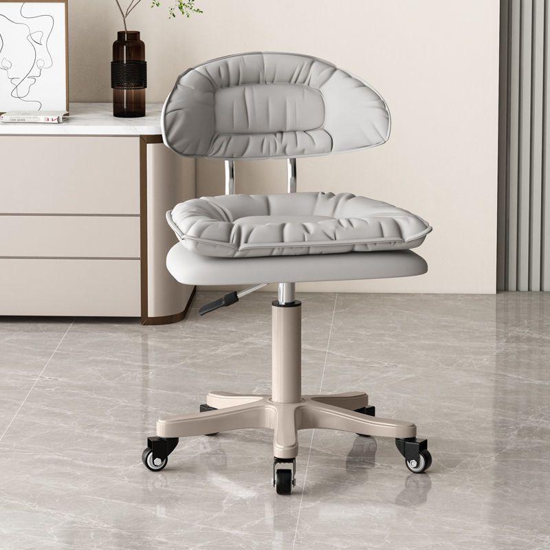 Reliable Beauty Stool Swivel Recliner with Casters for Home and Makeup