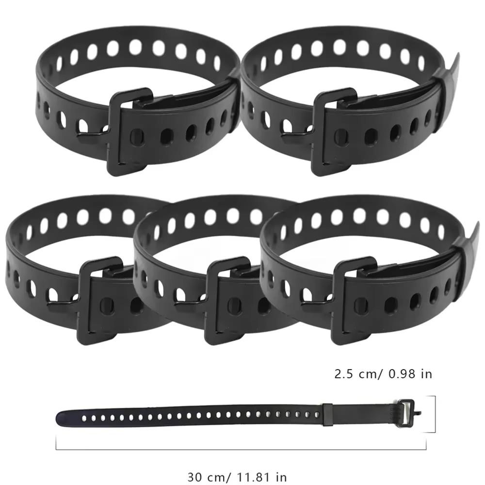 1-5PCS Rubber Tension Strap Cargo Belt Travel Compact Ties Fixed Cargo Tie Lashing Outdoor Camping Down Luggage Buckle Strap