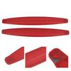 Bumper Edge Protector Body Corner Lip Side Guard Anti Scratch Anti Collision Universal for Car(Red )