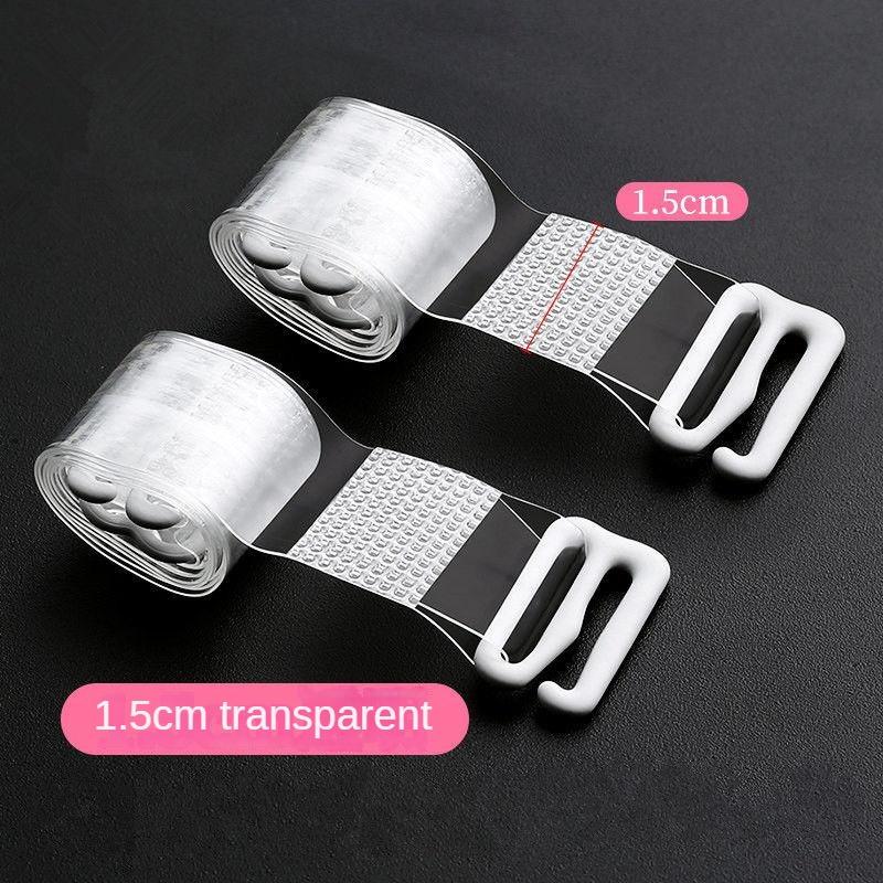 Transparent Invisible Shoulder Strap Non-Slip Anti-Allergy Seamless Bra Strap Bra Ultra-Fine Strap Bra Belt Widened and Lengthened