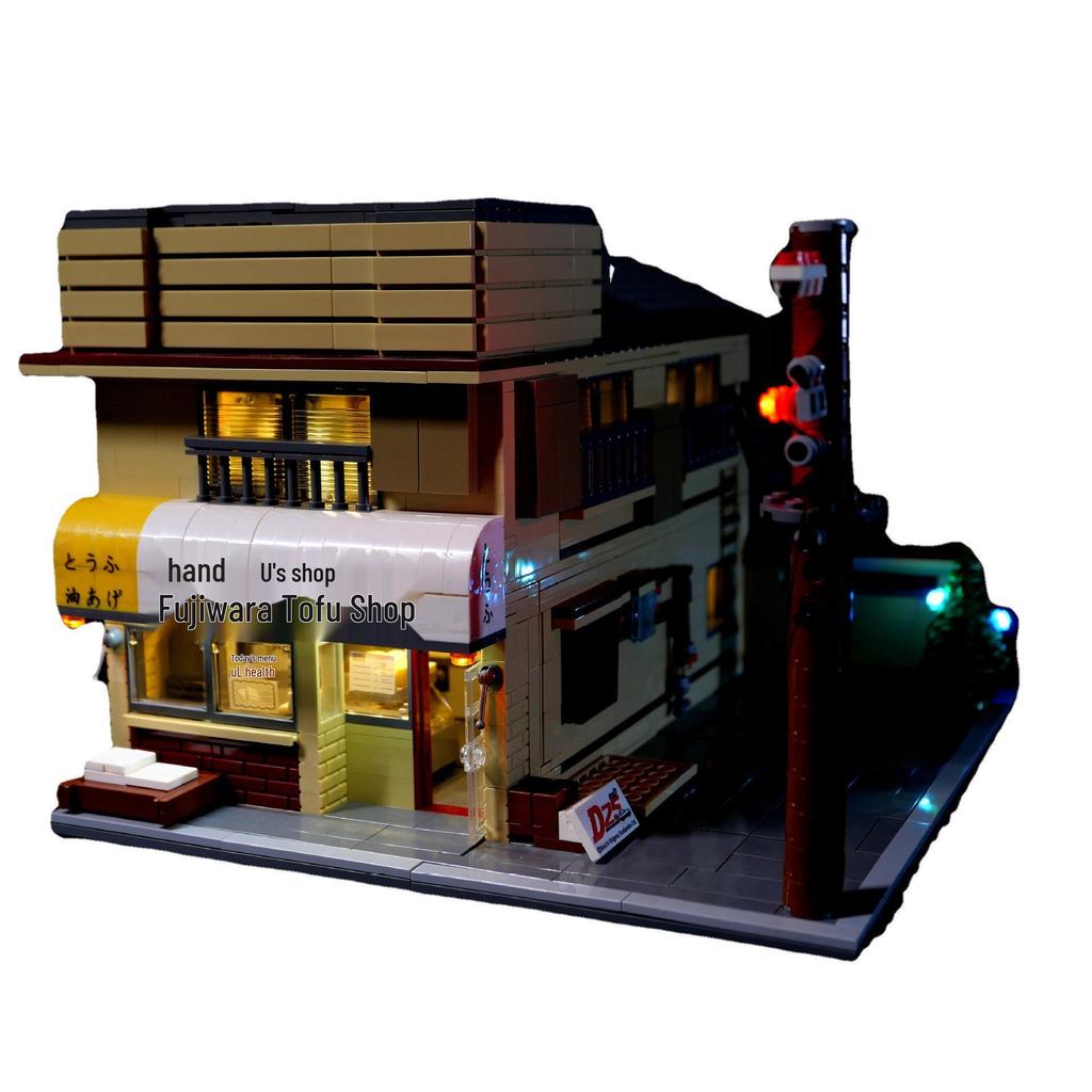 Remote Control Lights for Cada C61031 Initial D Takumi Fujiwara Tofu Shop Model