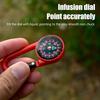 Mini Lightweight Compass, Portable Carabiner Keychain Compasses, Outdoor Camping Tool, Mountaineering Tourism Survival Equipment