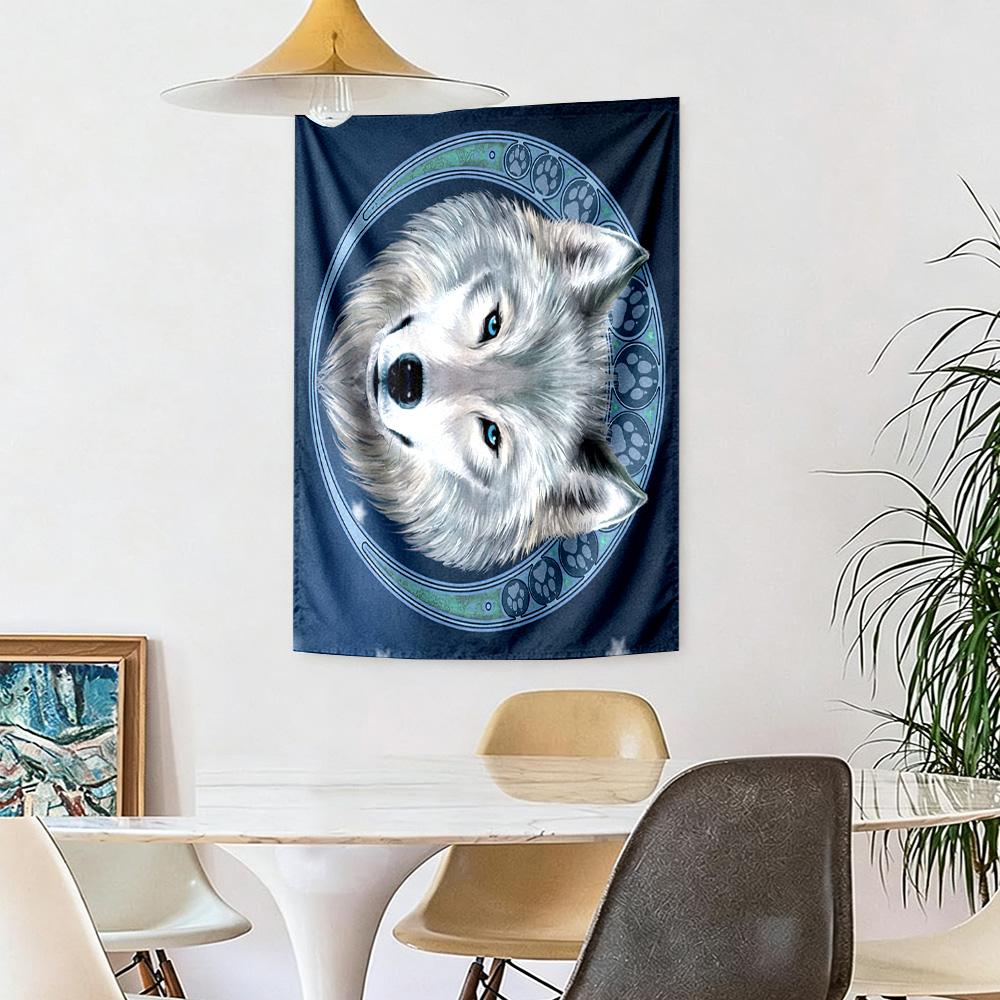 Gothic Style Wall Decor Tapestry Art For Pet Memorial Birthdaywedding Party Backdrop Family Gift