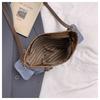 Casual Double-pocket PU Shoulder Bags for Women Versatile Portable Ladies Crossbody Bag Large Capacity Female Handbags Tote