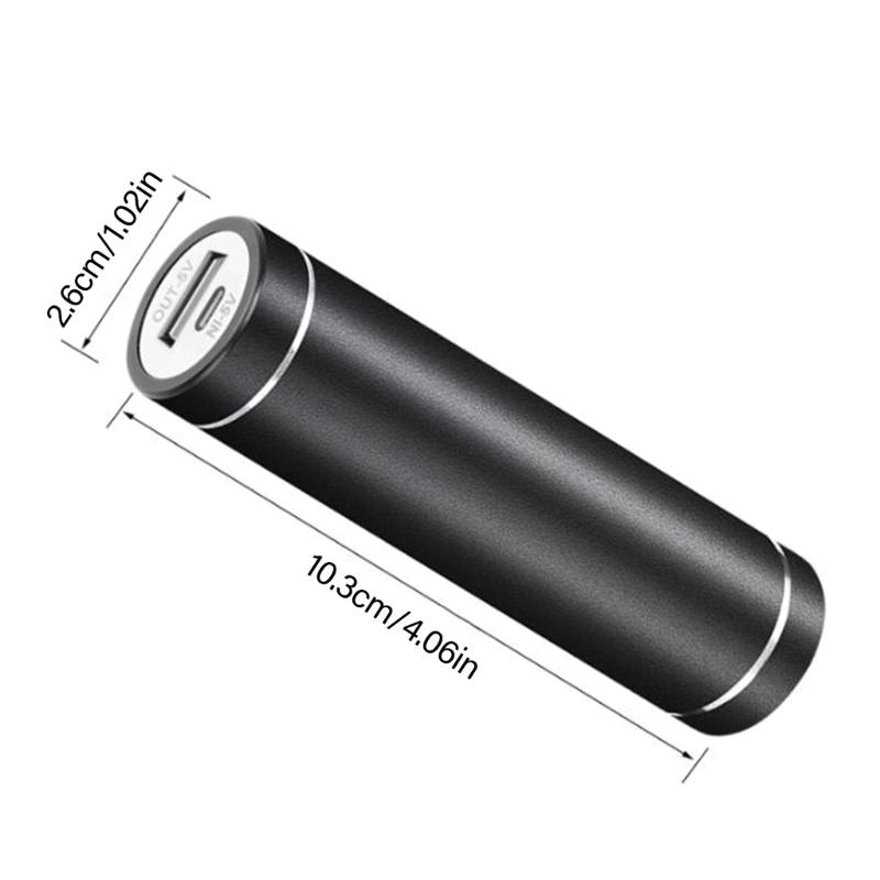 Rechargeable Battery Bank Cylindrical Housing Spring Loaded Terminals Not Tool Assembly 5000mAh Capacity Compatible 18650 21700