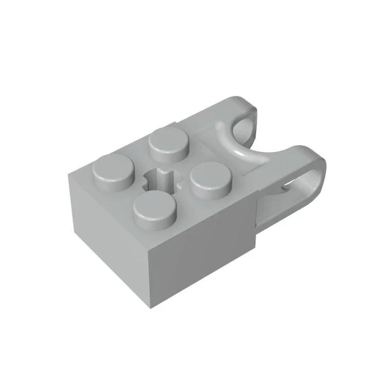 

10pcs 92013 2x2Ball Socket Wide Axle Hole Building Blocks MOC Accessories Compatible with Brick Children Toys Gift 10pcs світло-сірий колір