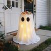 Halloween Dessert Station Ghost Candy Bowl Adjustable Height Large Holder Trick or Prop for Garden Treat Standing Storage Dish Porch Lawn