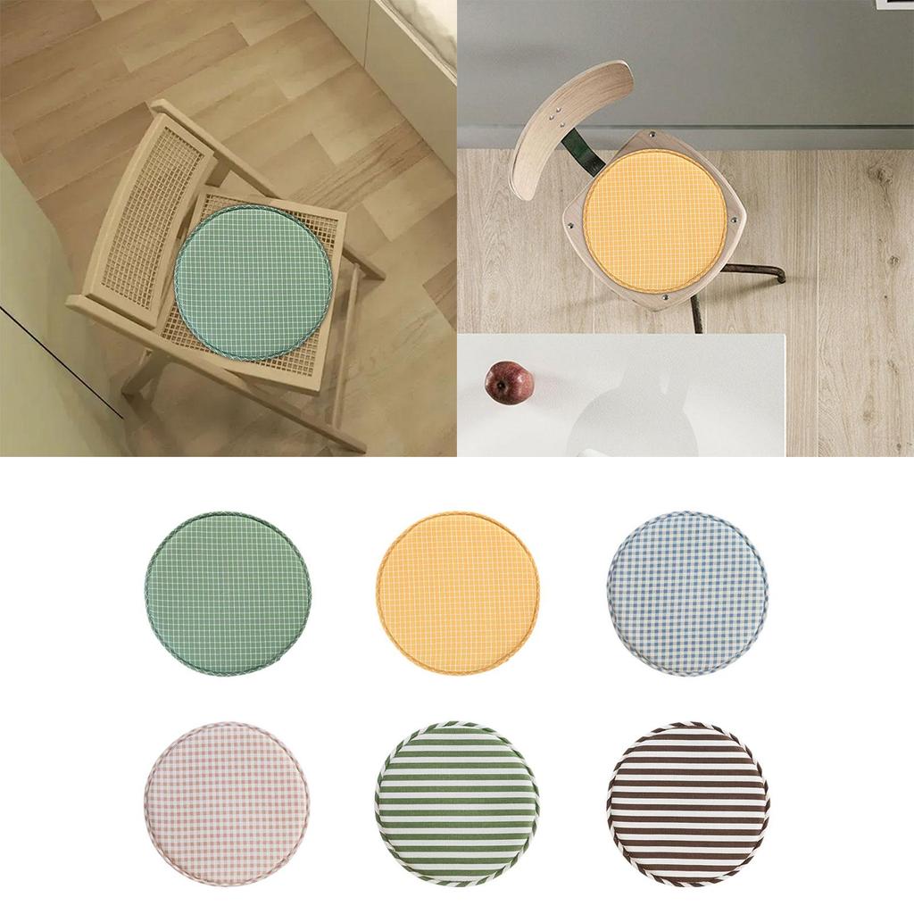 Round Stool Chair Cushions for High Stool Nonslip Washable Portable Dining Seat